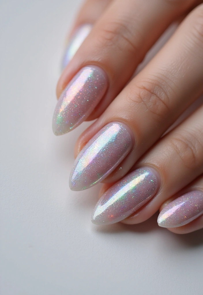 45 Inspiring Nail Art Ideas for Artistic Souls - 13. Holographic Shine