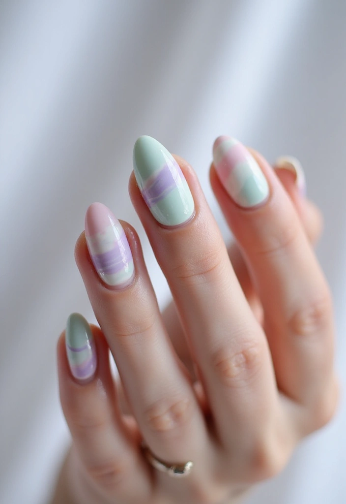 45 Inspiring Nail Art Ideas for Artistic Souls - 29. Ethereal Whirls