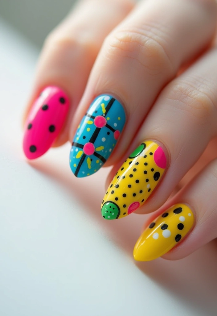 45 Inspiring Nail Art Ideas for Artistic Souls - 35. Dotted Designs