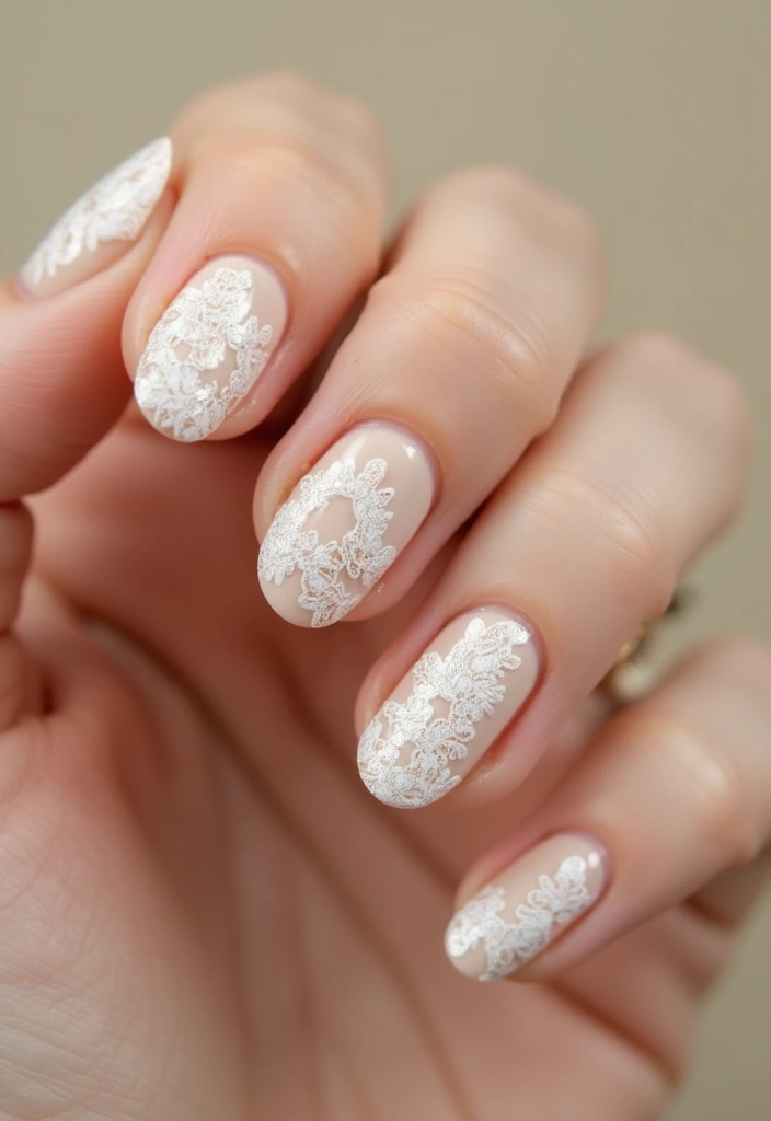 45 Inspiring Nail Art Ideas for Artistic Souls - 44. Vintage Lace