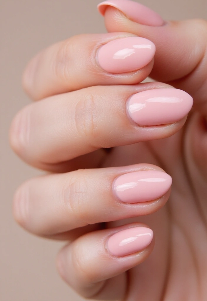 45 Pink Acrylic Nail Ideas for Sweet - 22. Pink Glazed Effect