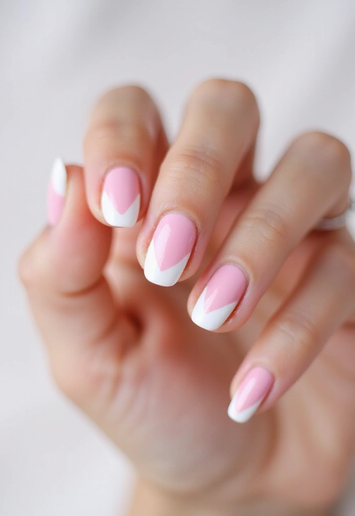 45 Pink Acrylic Nail Ideas for Sweet - 8. Sweetheart Heart Tips