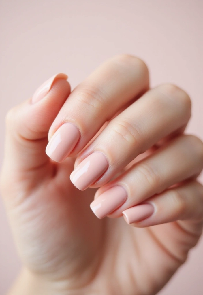 45 Pretty Short Nail Ideas for Practical Minimalist Nail Art - 1. Soft Neutral Tones