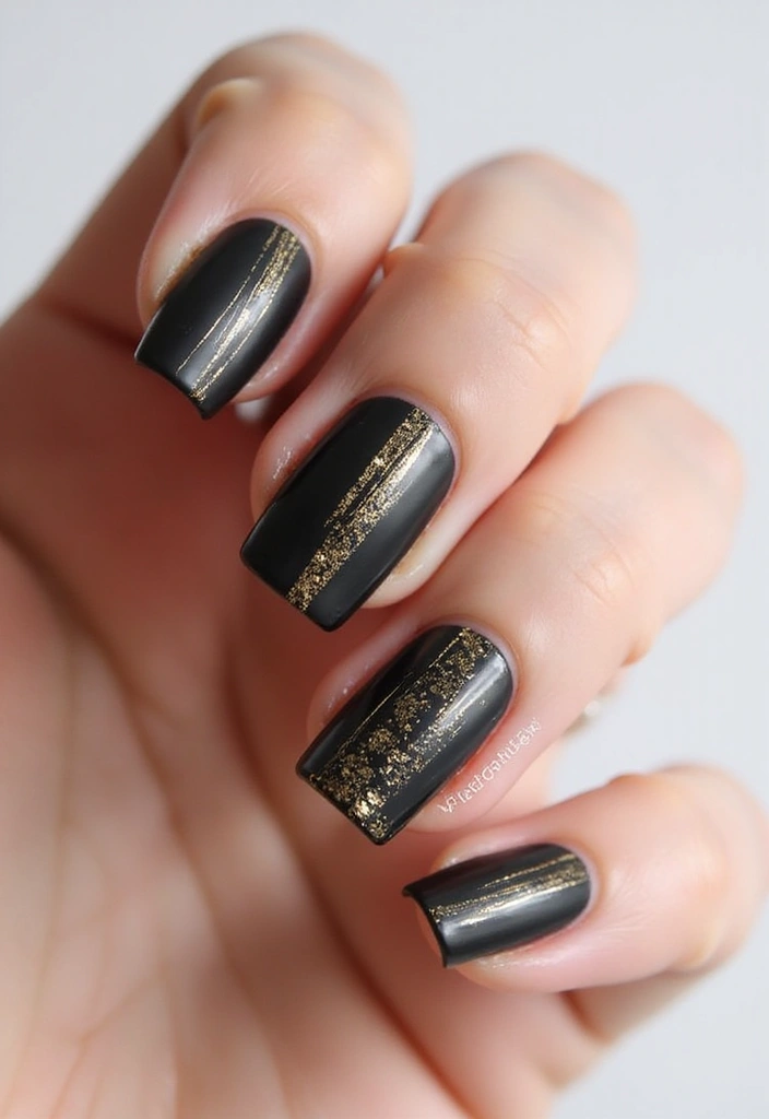 45 Pretty Short Nail Ideas for Practical Minimalist Nail Art - 36. Textured Stripes
