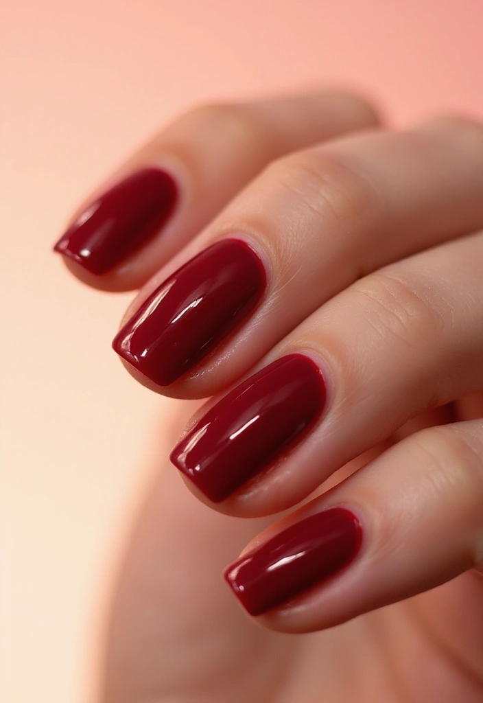 45 Pretty Short Nail Ideas for Practical Minimalist Nail Art - 4. Glassy Finish