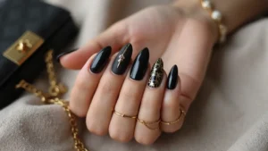 45 Sleek Black Nail Ideas for Timeless Beauty
