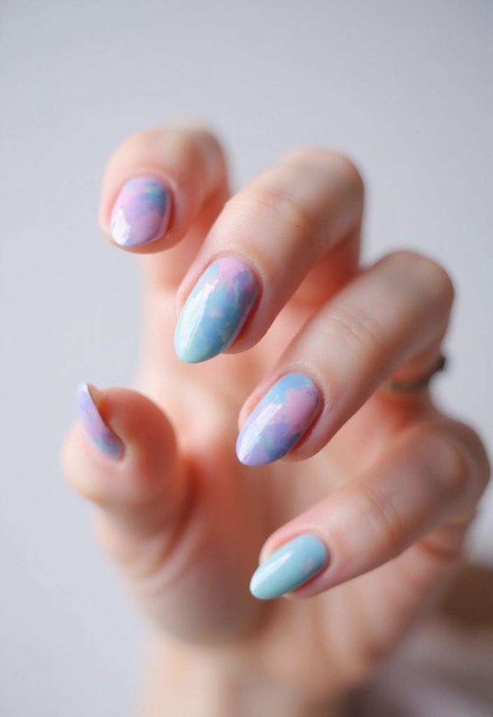 45 Spring 2025 Nail Ideas for Fresh - 15. Watercolor Wonders