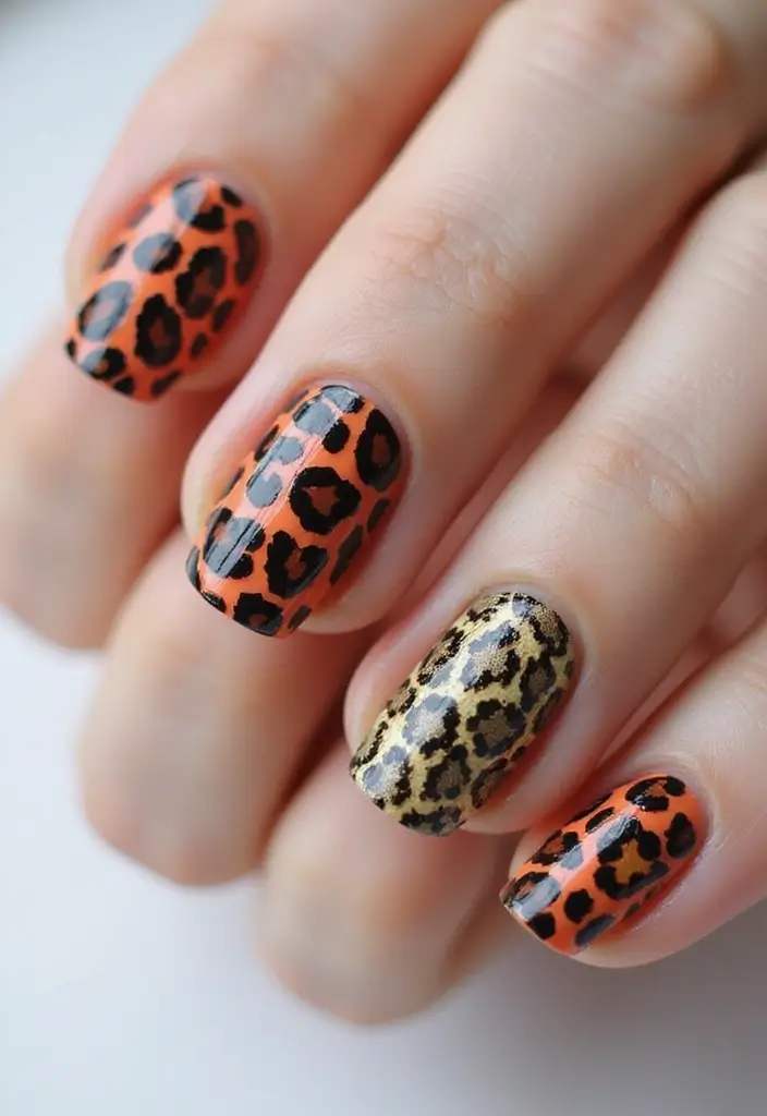 45 Spring 2025 Nail Ideas for Fresh - 16. Animal Prints