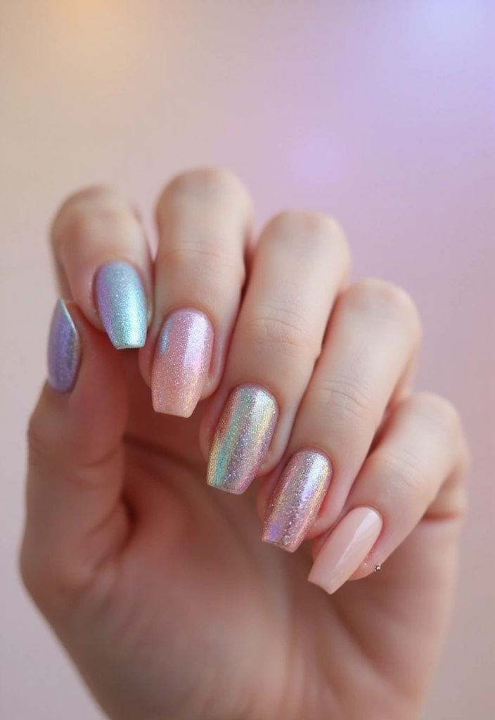 45 Spring 2025 Nail Ideas for Fresh - 22. Pearlescent Finishes