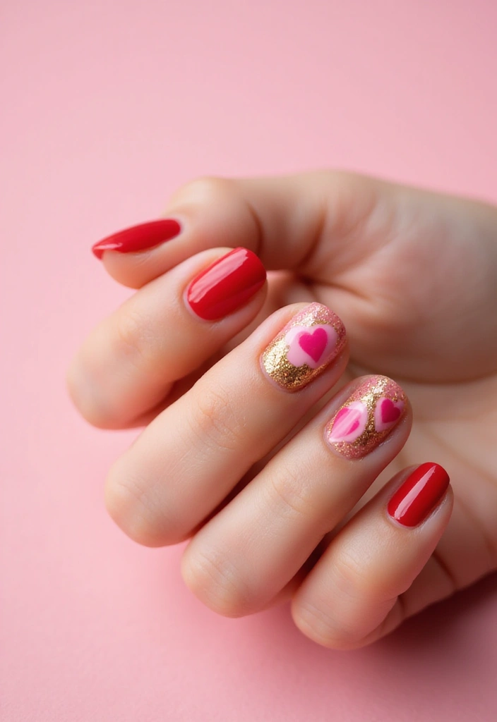 45 Spring 2025 Nail Ideas for Fresh - 29. Sassy Hearts