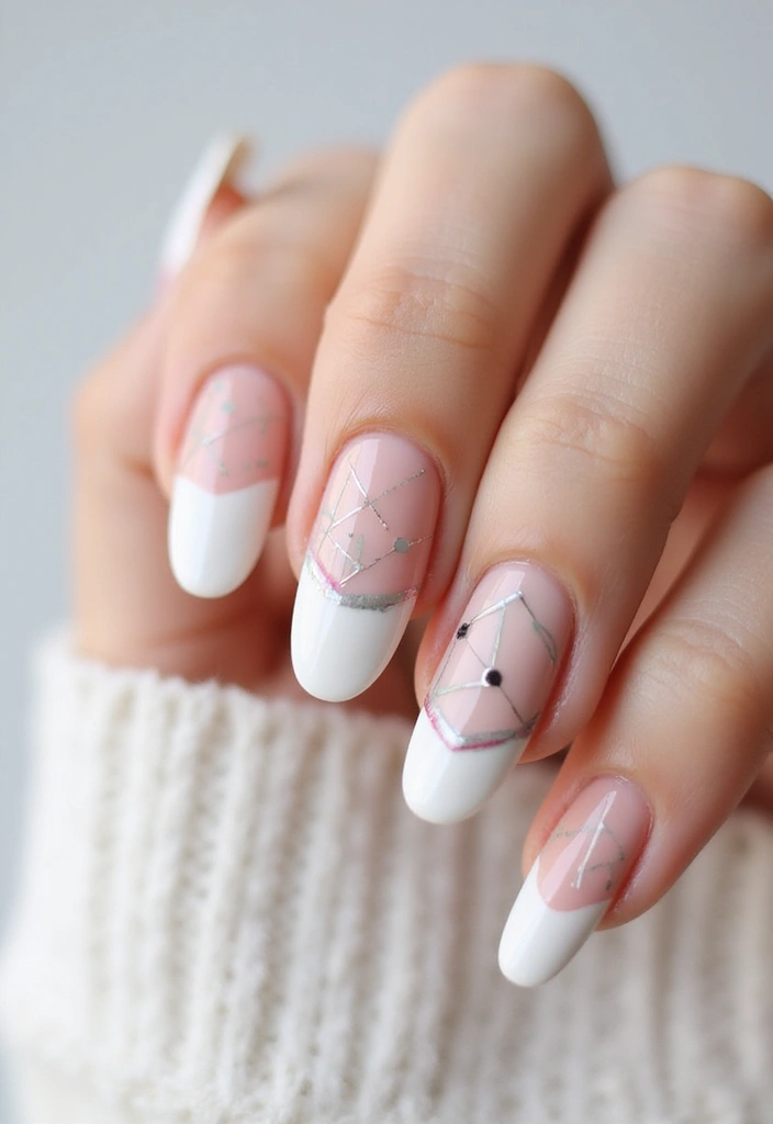 45 Spring 2025 Nail Ideas for Fresh - 38. Artistic Lines