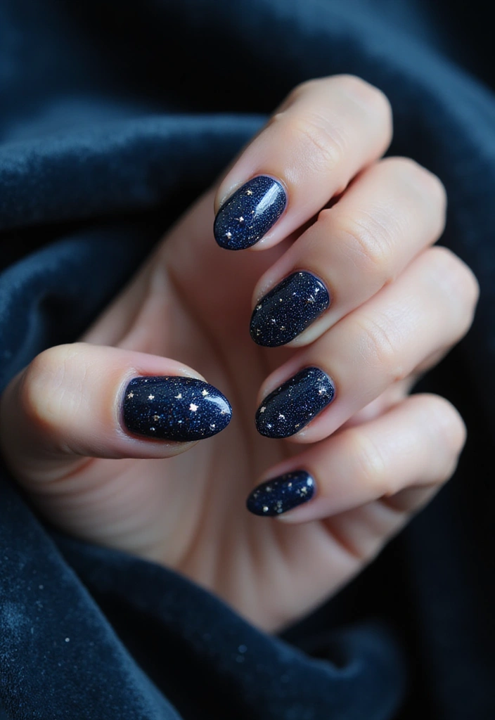 45 Spring 2025 Nail Ideas for Fresh - 41. Shimmering Stars