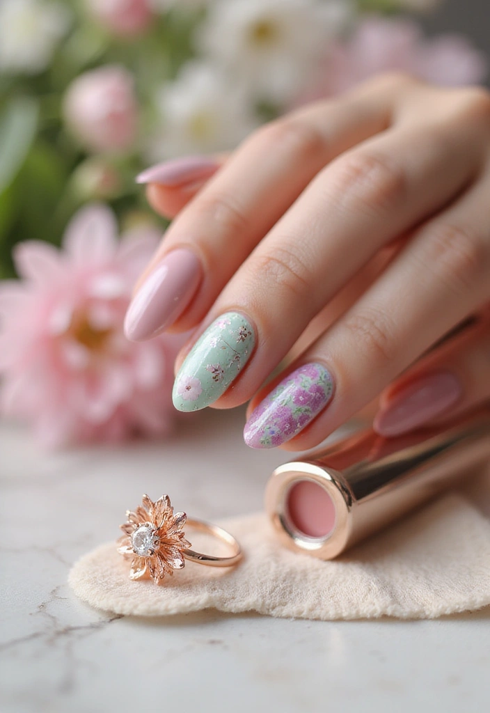 45 Spring 2025 Nail Ideas for Fresh - 43. Seasonal Splendor