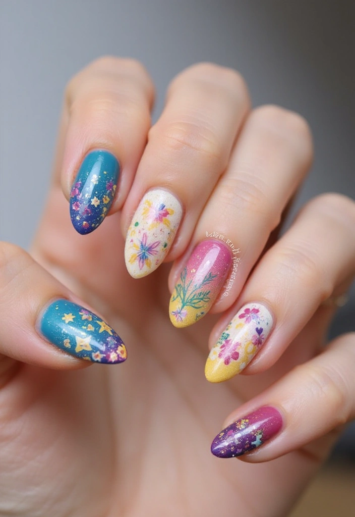 45 Spring 2025 Nail Ideas for Fresh - 44. Whimsical Wonderland