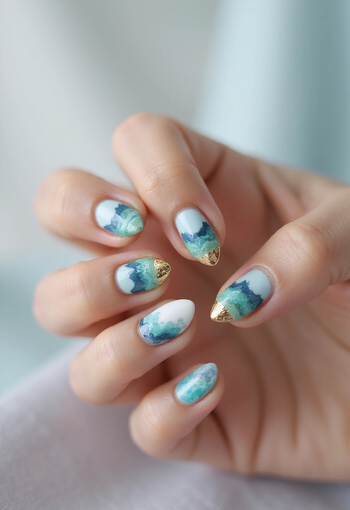 45 Stunning Nail Design Ideas for All Occasions and Moods - 20. Inspired by Nature