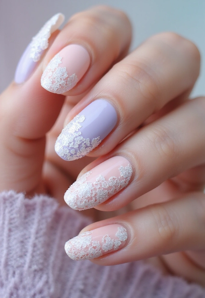 45 Ultimate Nail Inspiration Ideas for Creative Spark-Filled Sparks - 17. Vintage Lace