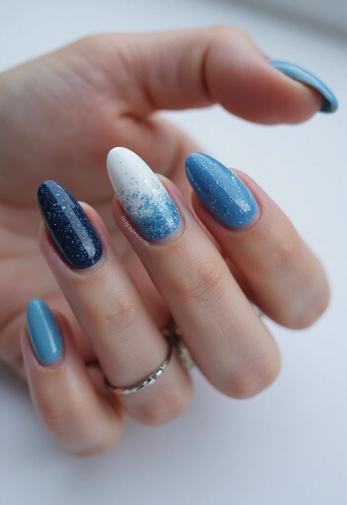 45 Ultimate Nail Inspiration Ideas for Creative Spark-Filled Sparks - 9. Textured Waves