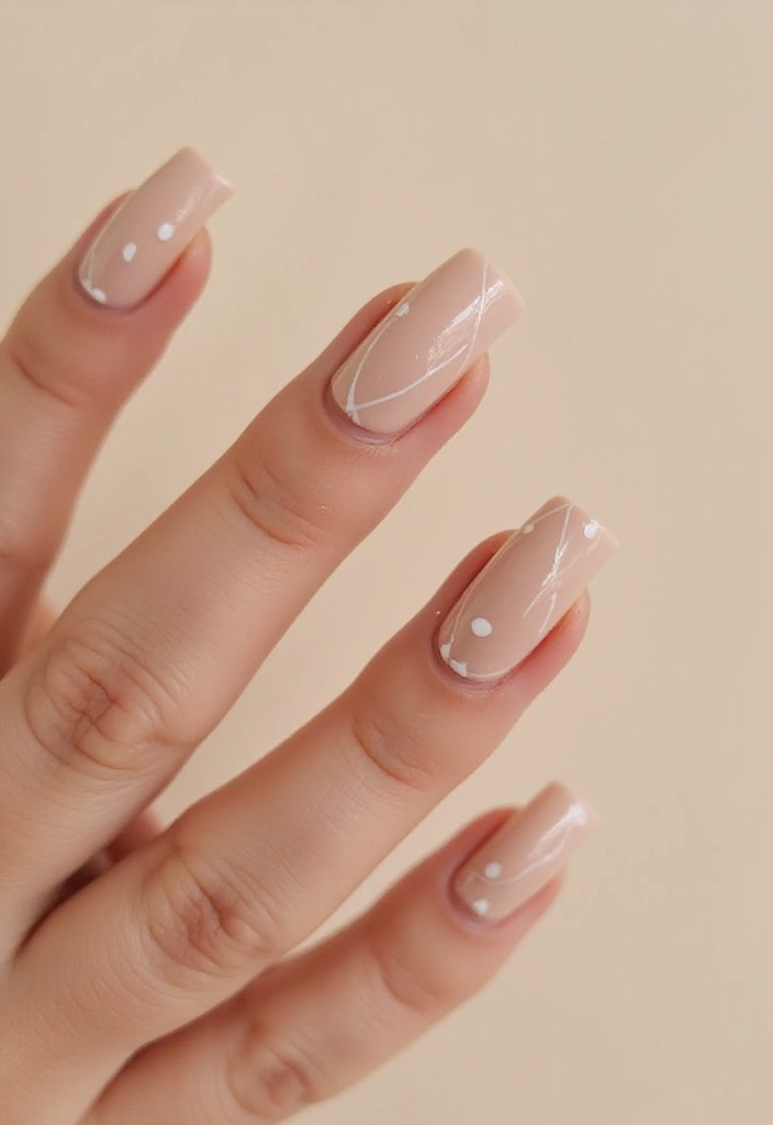 50 Acrylic Nail Ideas for Visionary Visions - 8. Minimalist Chic