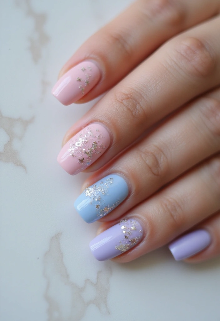 50 Adorable Cute Nail Ideas for Fun - 43. Butterfly Kisses
