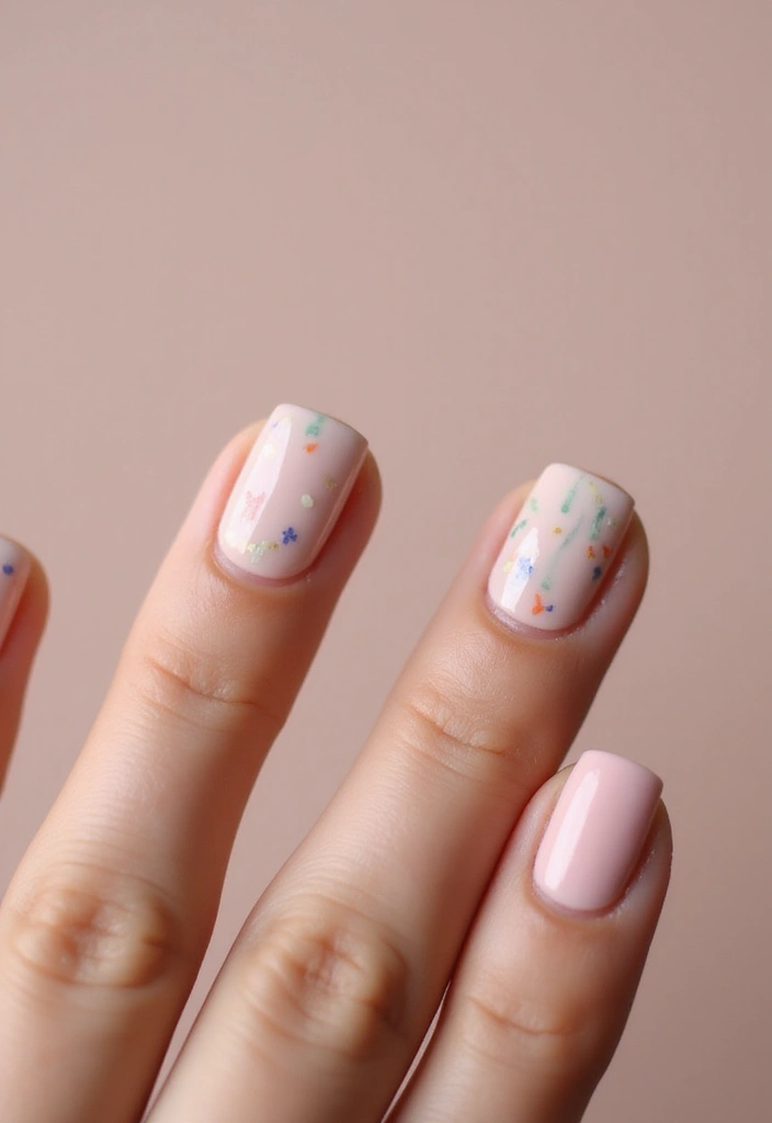 50 Classic Square Nail Ideas for Timeless Geometric Appeal - 11. Dotted Lines