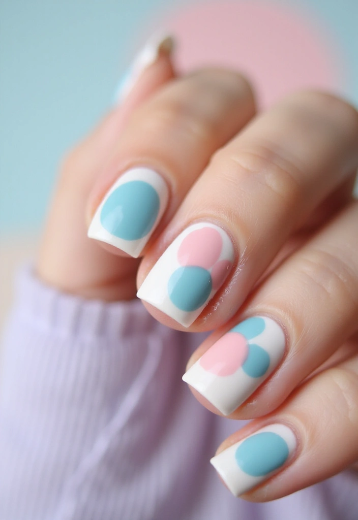 50 Classic Square Nail Ideas for Timeless Geometric Appeal - 49. Classic Rounded Hexagons