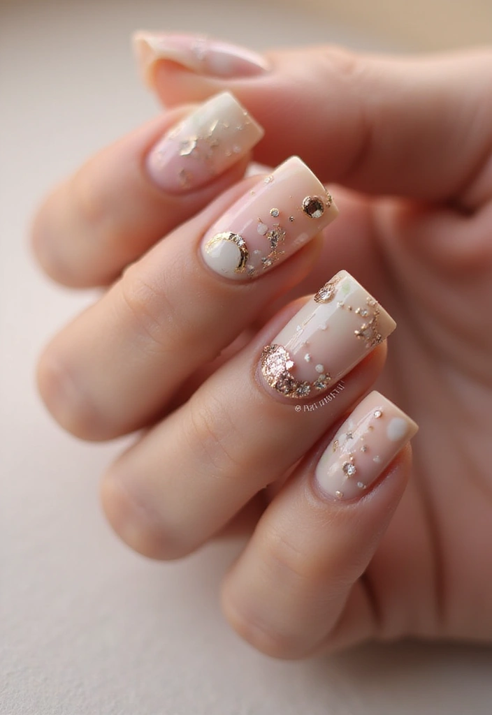 50 Classic Square Nail Ideas for Timeless Geometric Appeal - 50. Final Flourish