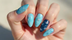 50 Cool Blue Nail Ideas for Tranquil