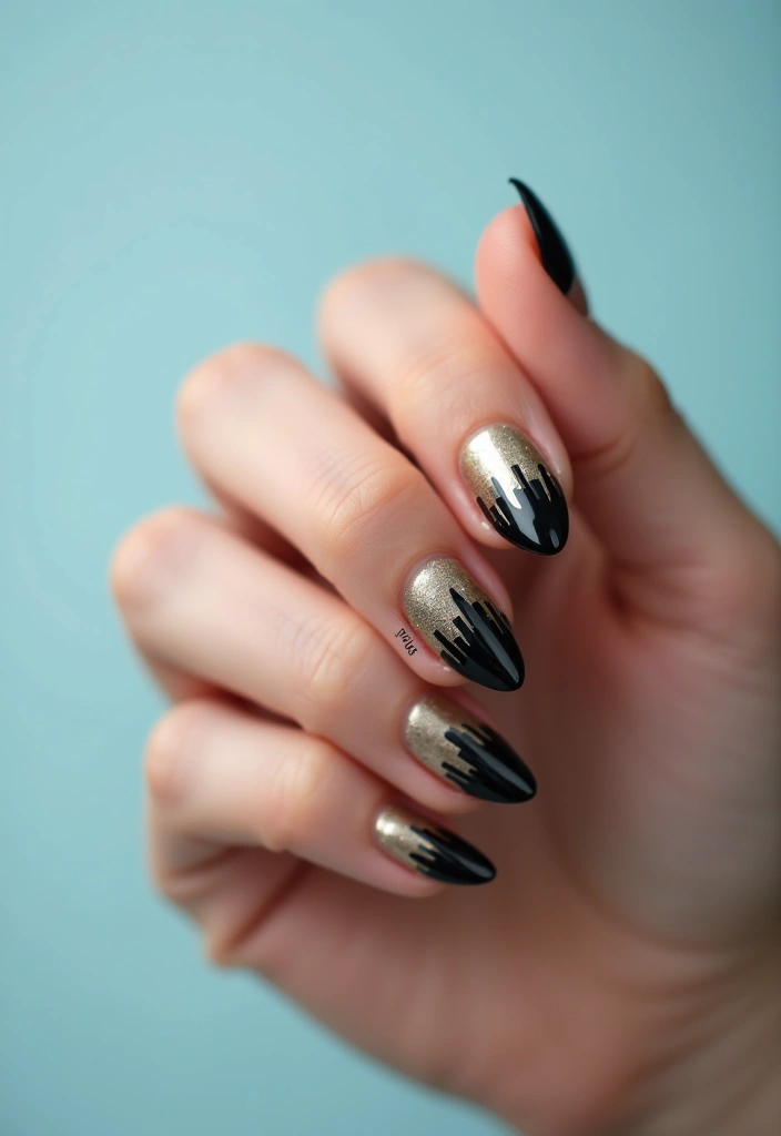 50 Cool Blue Nail Ideas for Tranquil - 39. Blue Skyline