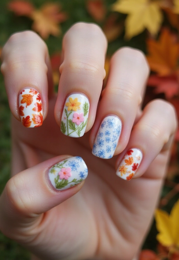 50 Creative Nail Art Design Ideas for Explosive Artistic Expression - 10. Seasonal Nail Art Themes