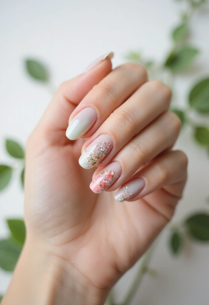 50 Creative Nail Art Design Ideas for Explosive Artistic Expression - 28. Nail Art with Biodegradable Options