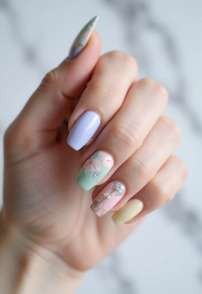 50 Creative Nail Art Design Ideas for Explosive Artistic Expression - 46. Pastel Perfection for a Soft Touch