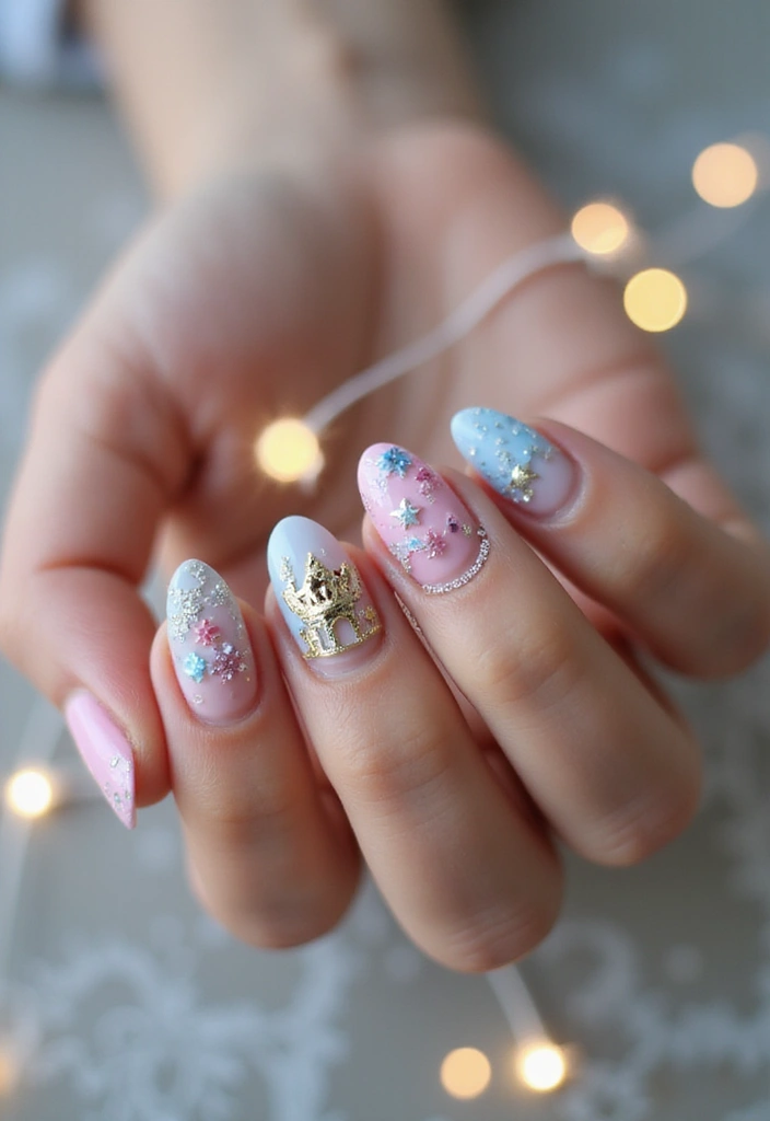 50 Creative Nail Art Design Ideas for Explosive Artistic Expression - 48. Whimsical Fairy Tales on Nails