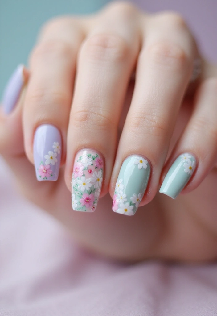 50 Creative Nail Ideas for Every Mood - 1. Floral Symphony