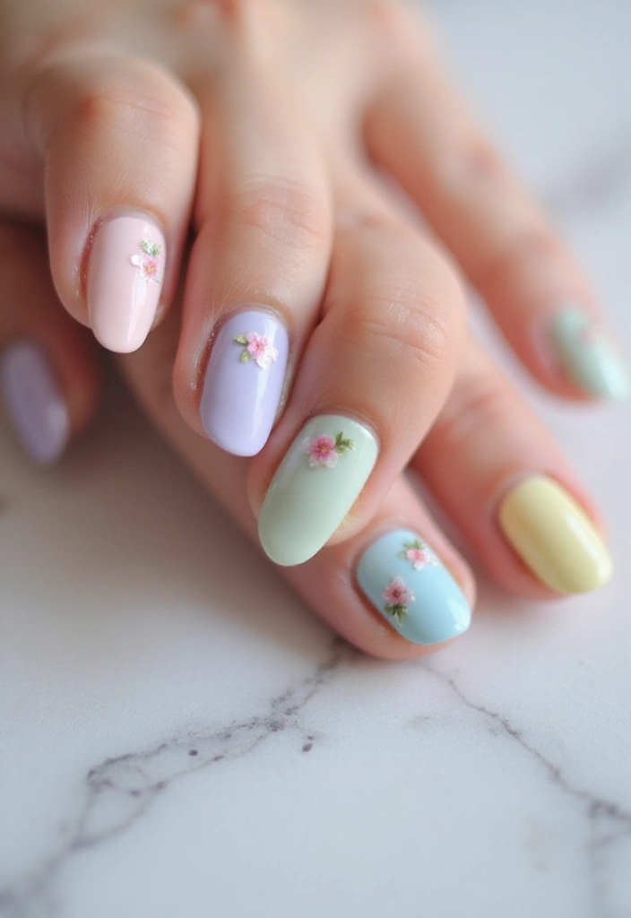 50 Creative Nail Ideas for Every Mood - 15. Sweet Pastels