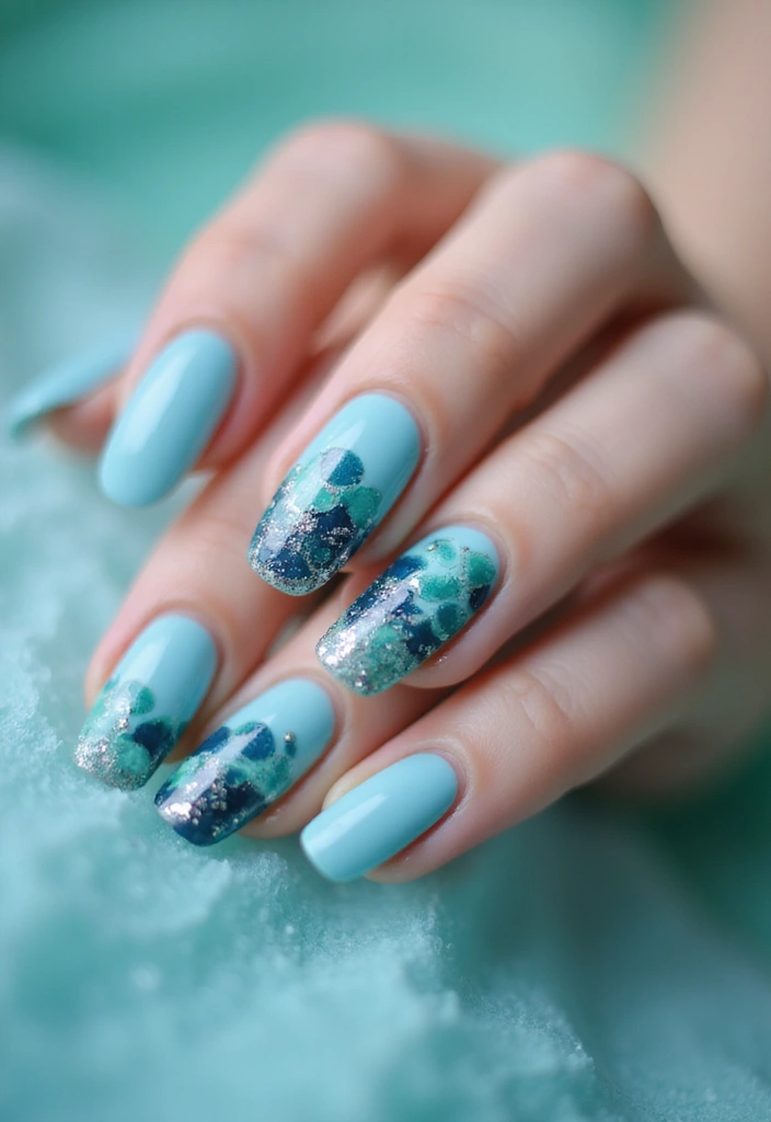 50 Creative Nail Ideas for Every Mood - 3. Ocean Waves