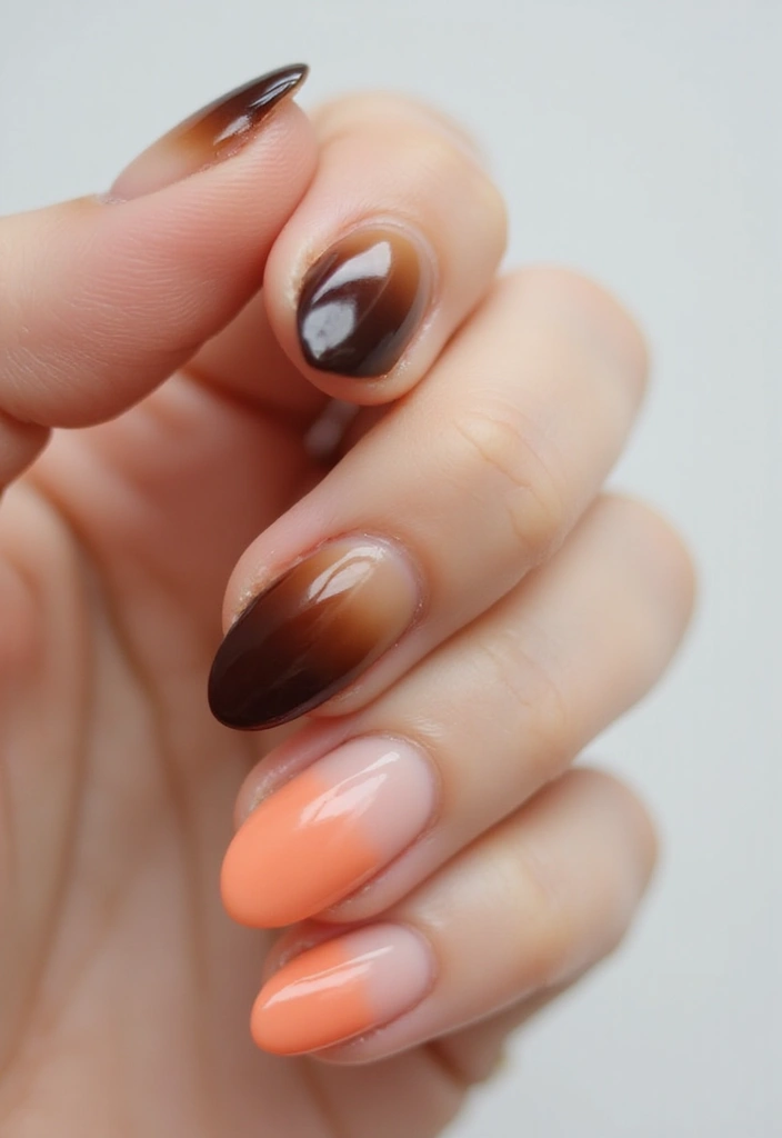 50 Creative Nail Polish Ideas for Colorful Explosions - 3. Ombre Effects with Natural Dyes