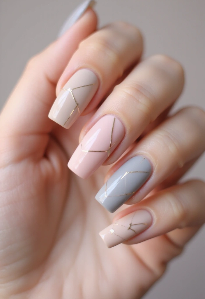 50 Daring Designs: Eco-Friendly Acrylic Nail Ideas for Durable Beauty - 20. Minimalist Chic