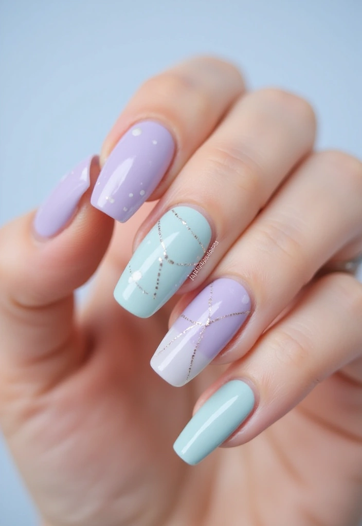50 Durable Gel Nail Ideas for Long-Lasting - 26. Sweet Pastels