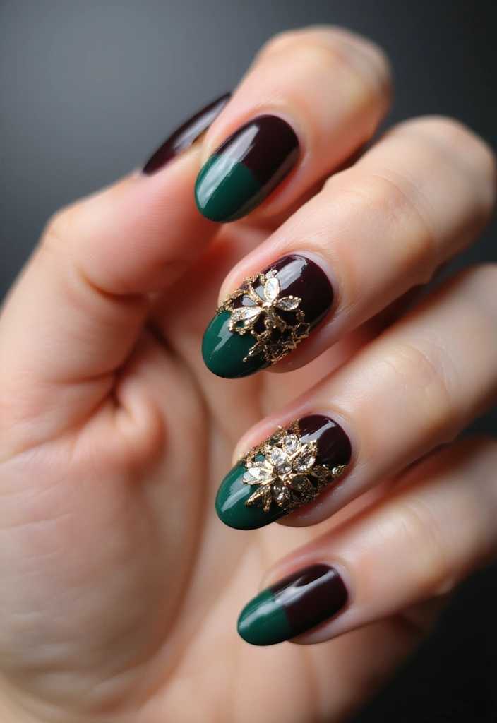 50 Durable Gel Nail Ideas for Long-Lasting - 47. Luxe and Lavish