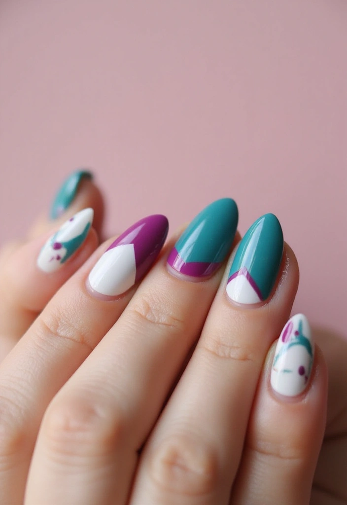 50 Durable Gel Nail Ideas for Long-Lasting - 6. Negative Space Art
