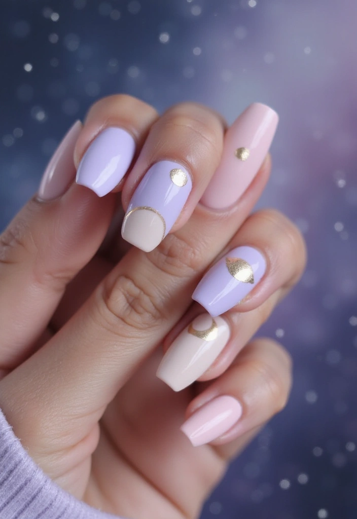 50 Easy Nail Ideas for Quick Beauty Fixes - 17. Minimalist Moon Phase