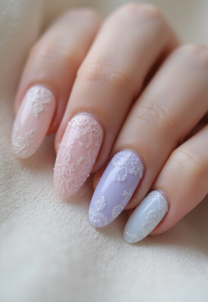 50 Easy Nail Ideas for Quick Beauty Fixes - 22. Elegant Lace