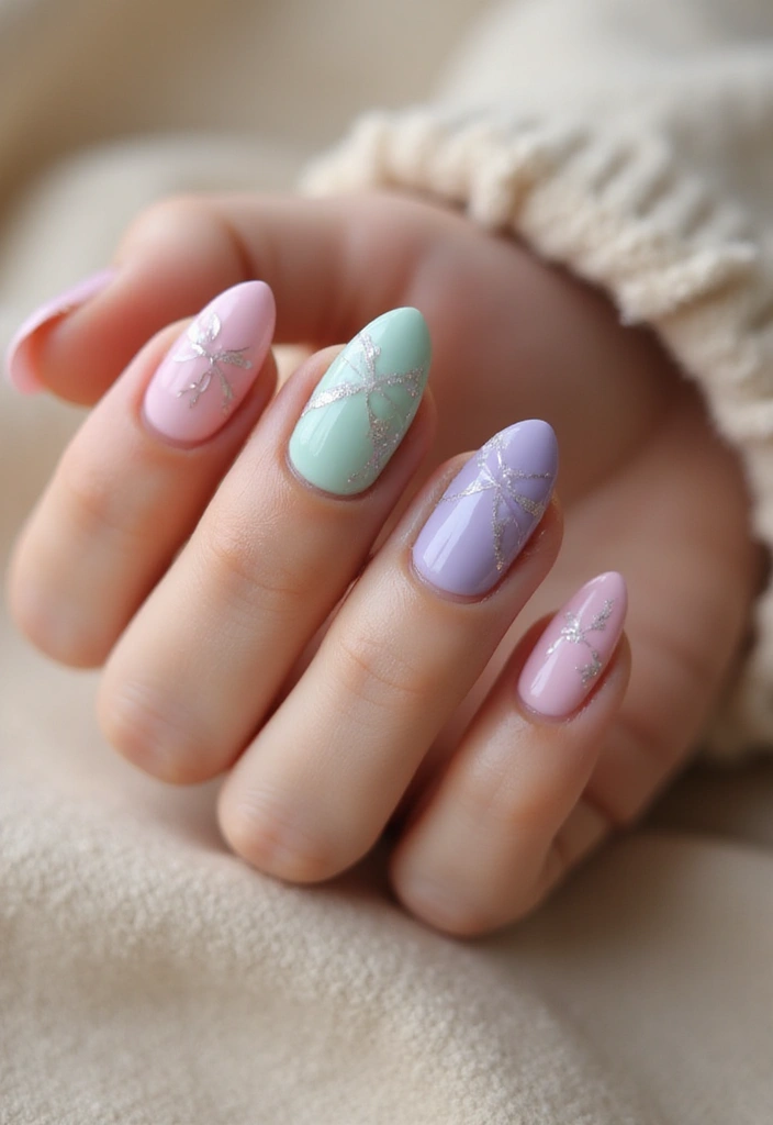 50 Easy Nail Ideas for Quick Beauty Fixes - 24. Charming Ribbons