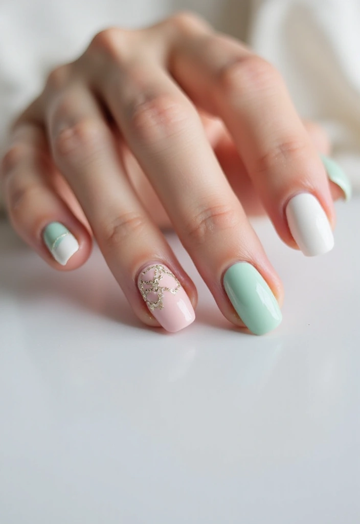 50 Easy Nail Ideas for Quick Beauty Fixes - 32. Simple Stripes