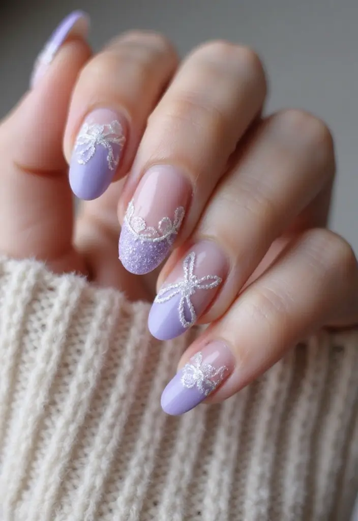 50 Easy Nail Ideas for Quick Beauty Fixes - 46. Chic Lace Tips
