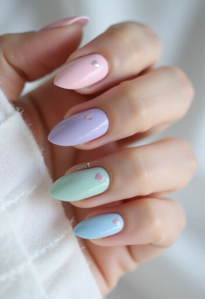 50 Easy Nail Ideas for Quick Beauty Fixes - 6. Tiny Hearts