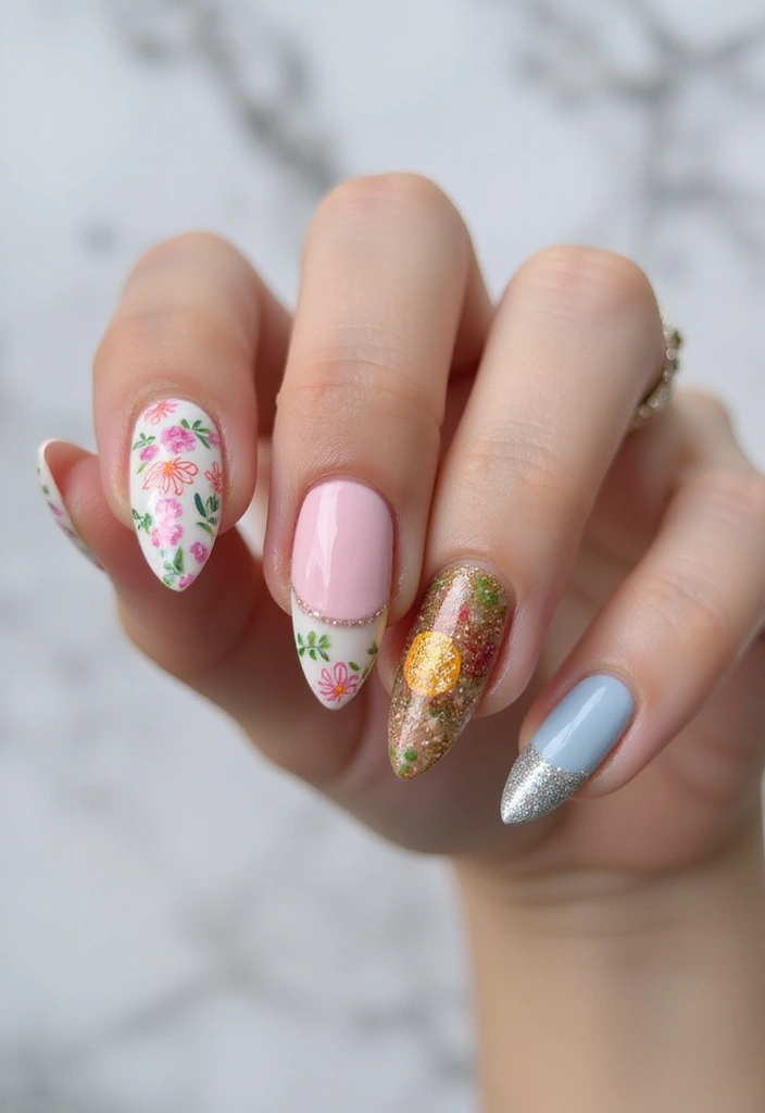 50 French Tip Nail Variations for Elegant Edge-Defining Edges - 21. Seasonal Themes