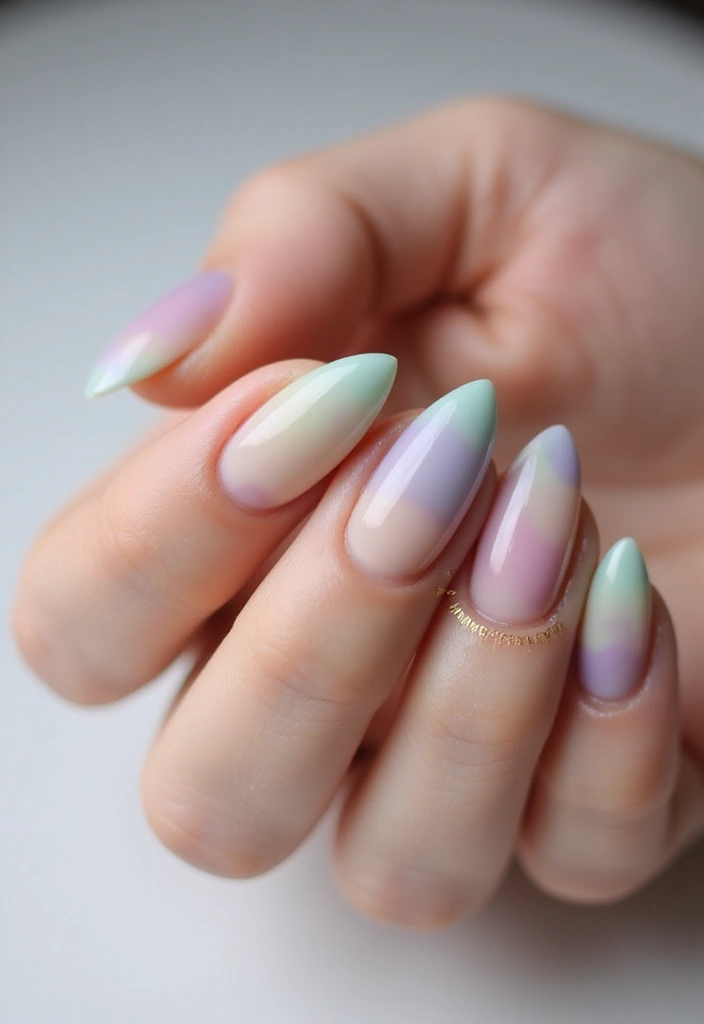 50 French Tip Nail Variations for Elegant Edge-Defining Edges - 22. Soft Gradient Tips