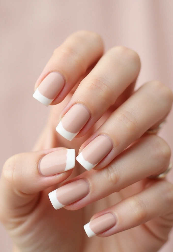 50 French Tip Nail Variations for Elegant Edge-Defining Edges - 4. Matte Finish French Tips