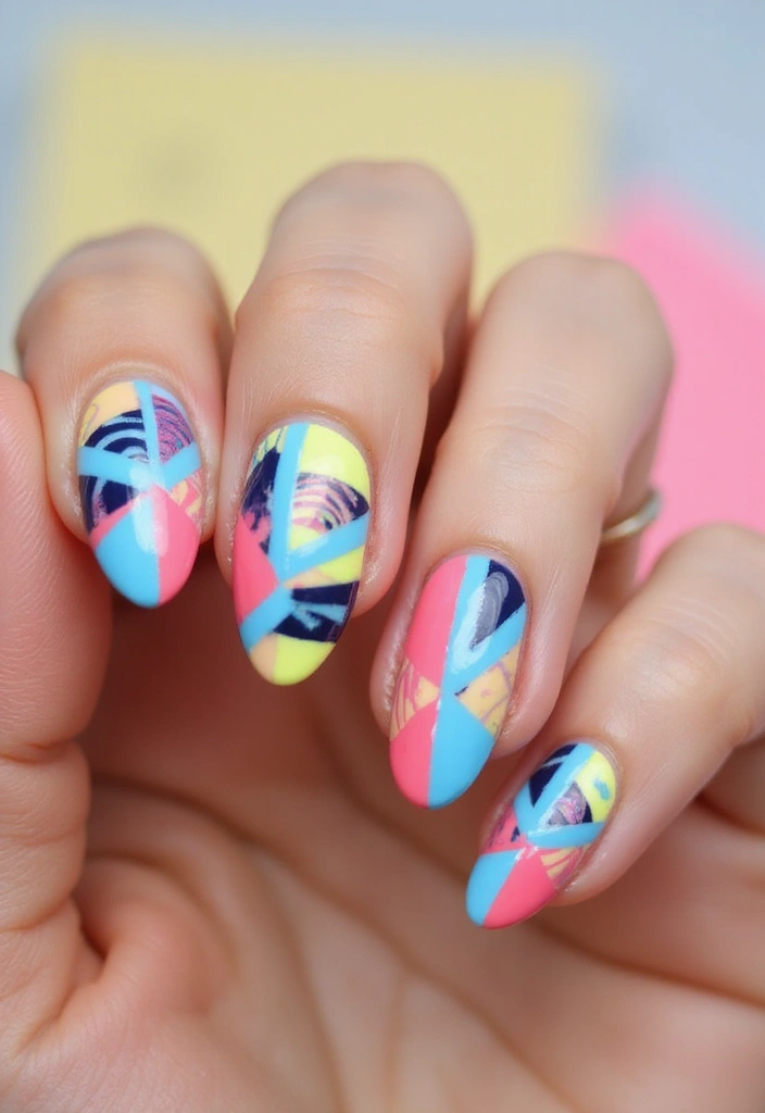 50 Fresh Nail Inspo Ideas for Trendy - 13. Geometric Patterns